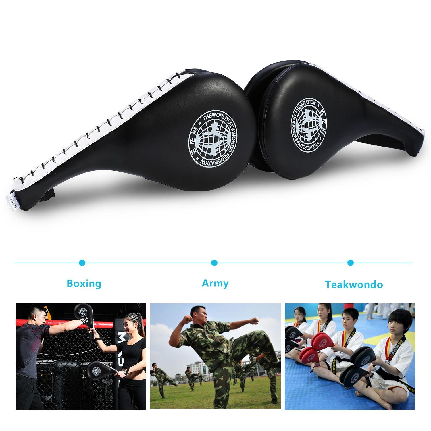 Amazon | ハンドミット ダブル ボクシング パンチングミット キック