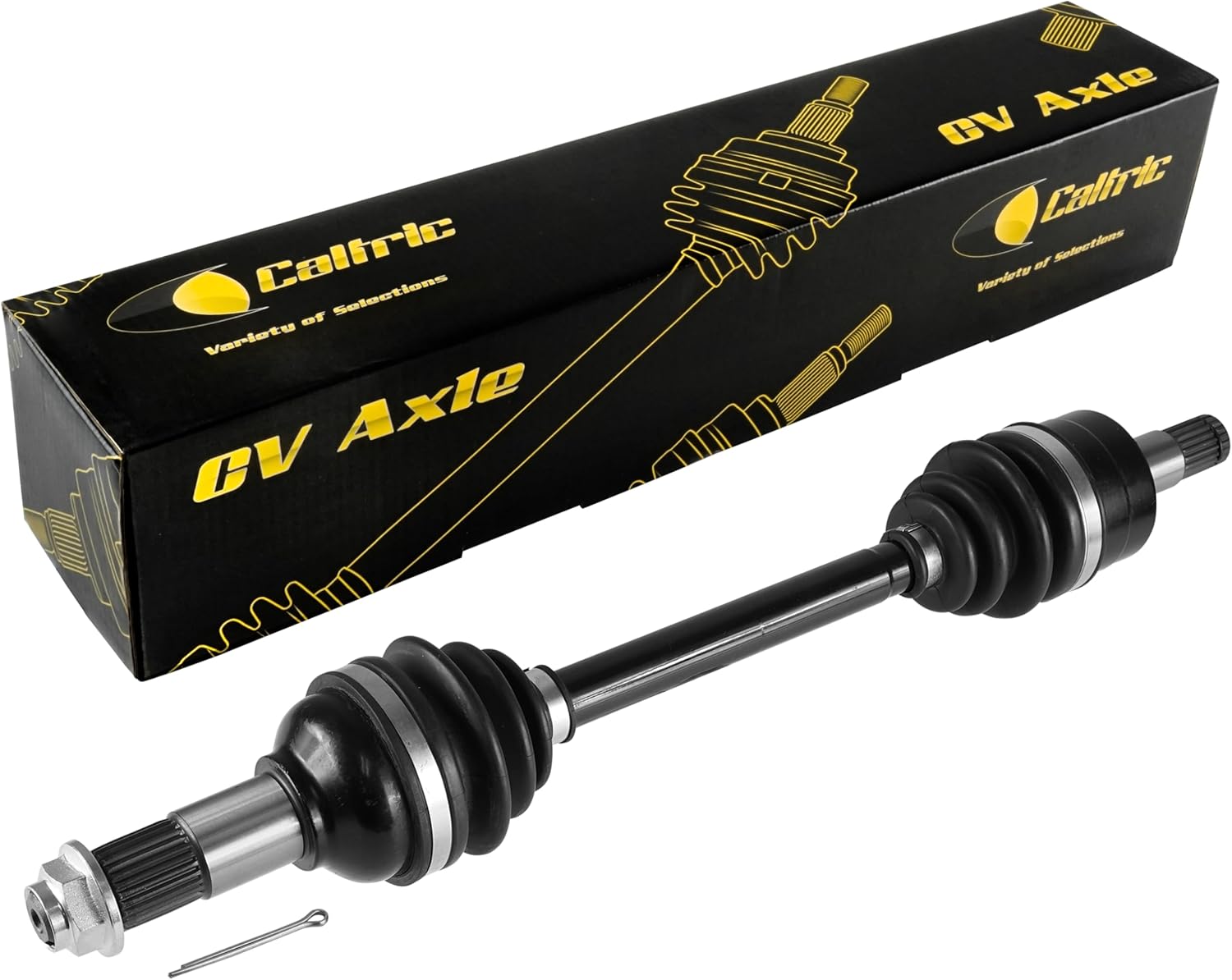 Caltric Front Right/Left Complete Cv Joint Axle Compatible with Yamaha 28P-2518E-00-00 28P-2510F-04-00 28P-2510J-01-00 3B4-2518E-00-00