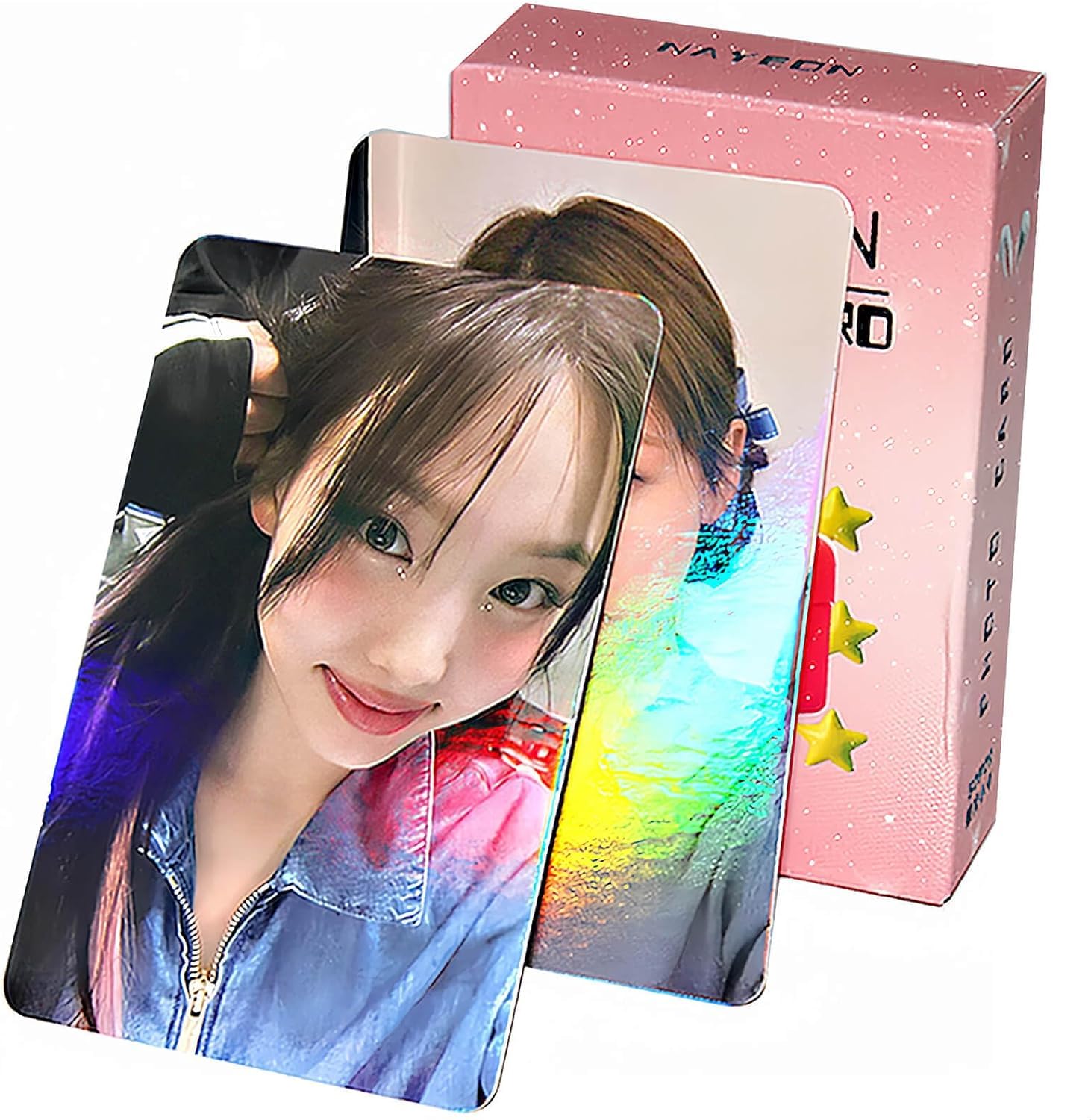 Photocards TWICE NAYEON Holographic Laser Photocards NAYEON Lomo