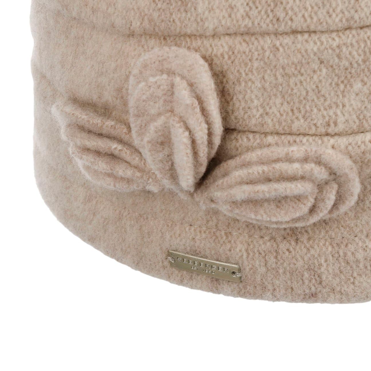 Seeberger Berretto in Lana Follata Classic Uni Donna - Beanie Invernale da Inverno Autunno/Inverno