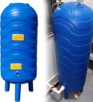 Well Pressure Tank, 80 50 40 32 26 16 Gallon Water Tank, Pressurized Storage Tanks with Air Release Valve & Installation Kit, Water Pressure Tanks for Well Systems15.8gallon/60L-80 * 35cm
