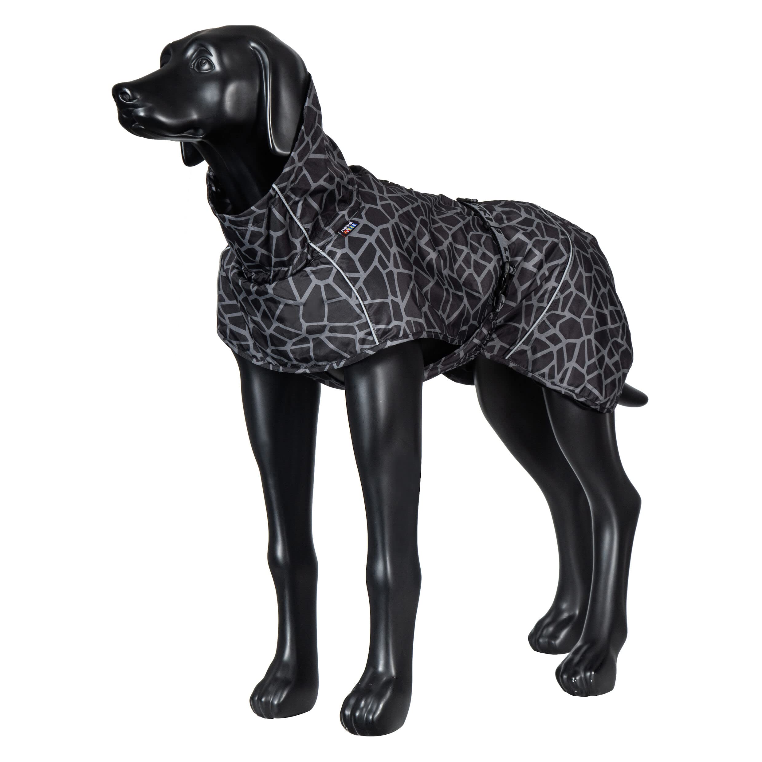 Rukka Pets HAYTON - Chubasquero para perros, color negro 55