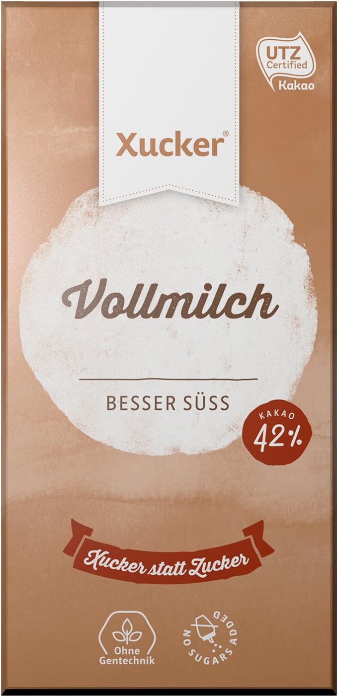 Xucker Xylitol Milk Chocolate Pack Of 5 x 100 g)