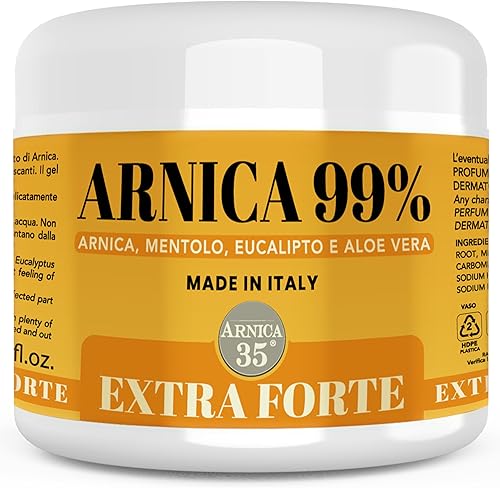 35 Arnica Gel para moretones extra fuerte 98% 16.9 onzas líquidas, masaje de músculos y articulaciones, fórmula natural y dermatológicamente