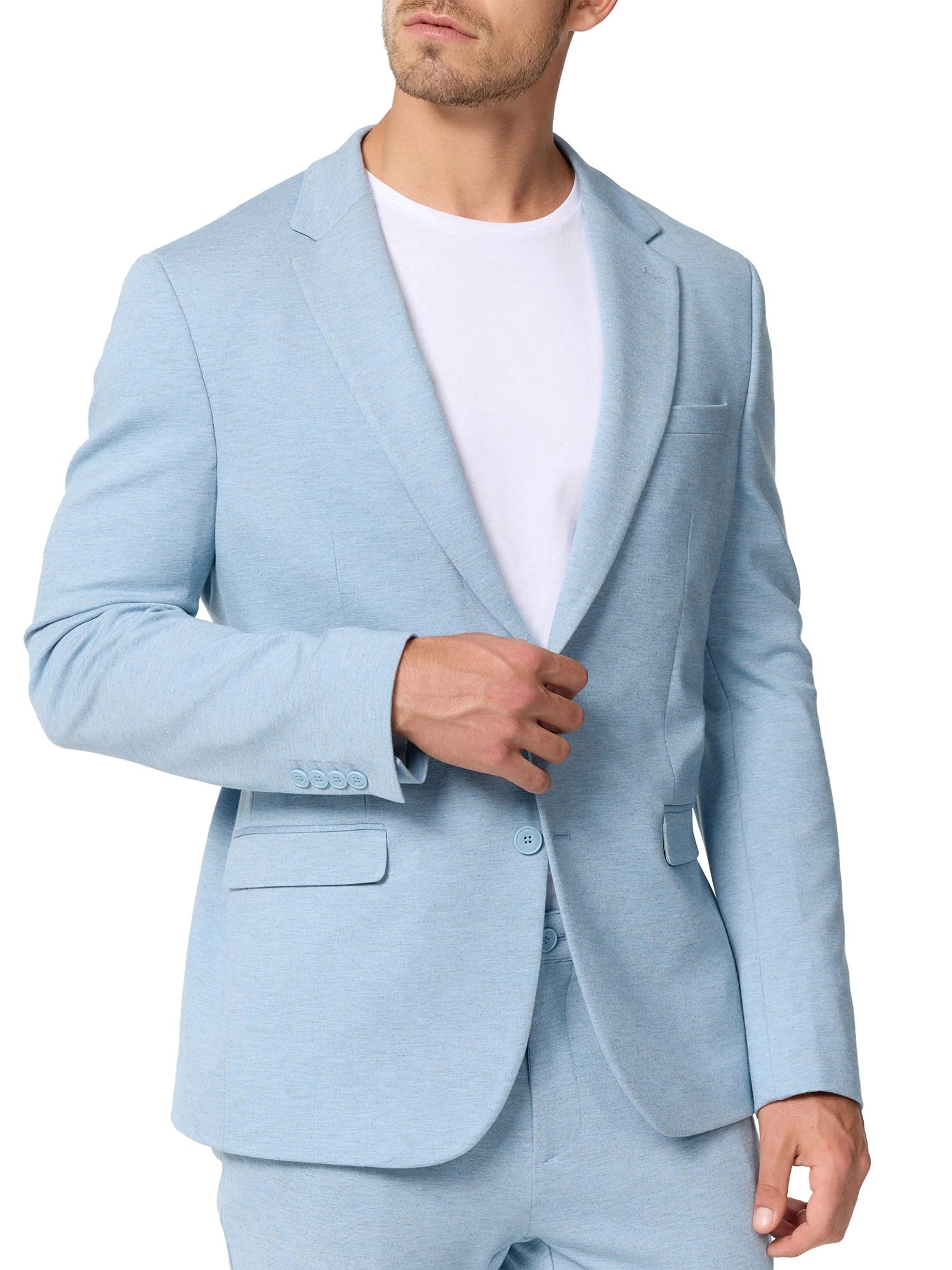 JEFF Herren JFEzra Set Anzug 2-teilig Sakko Hose Bundle | elastischer Herrenanzug Regular Fit für Männer
