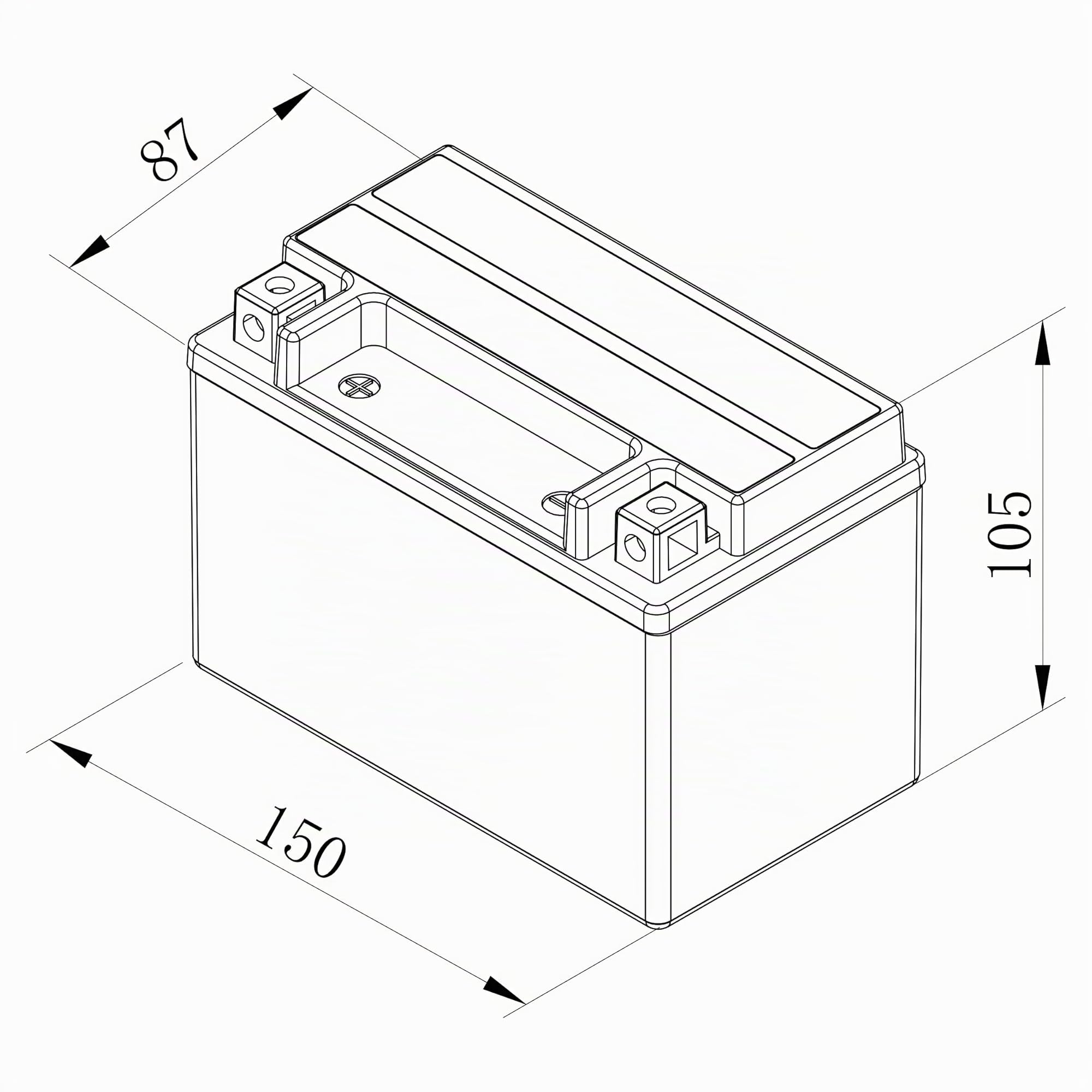 Bosch FA102 - Batteria AGM per motocicli - 12V 120A 8Ah - Adatta per moto, motociclette, enduro, scooter, quad, moto d'acqua - Compatibile M6010, BTX9-BS, BTX9