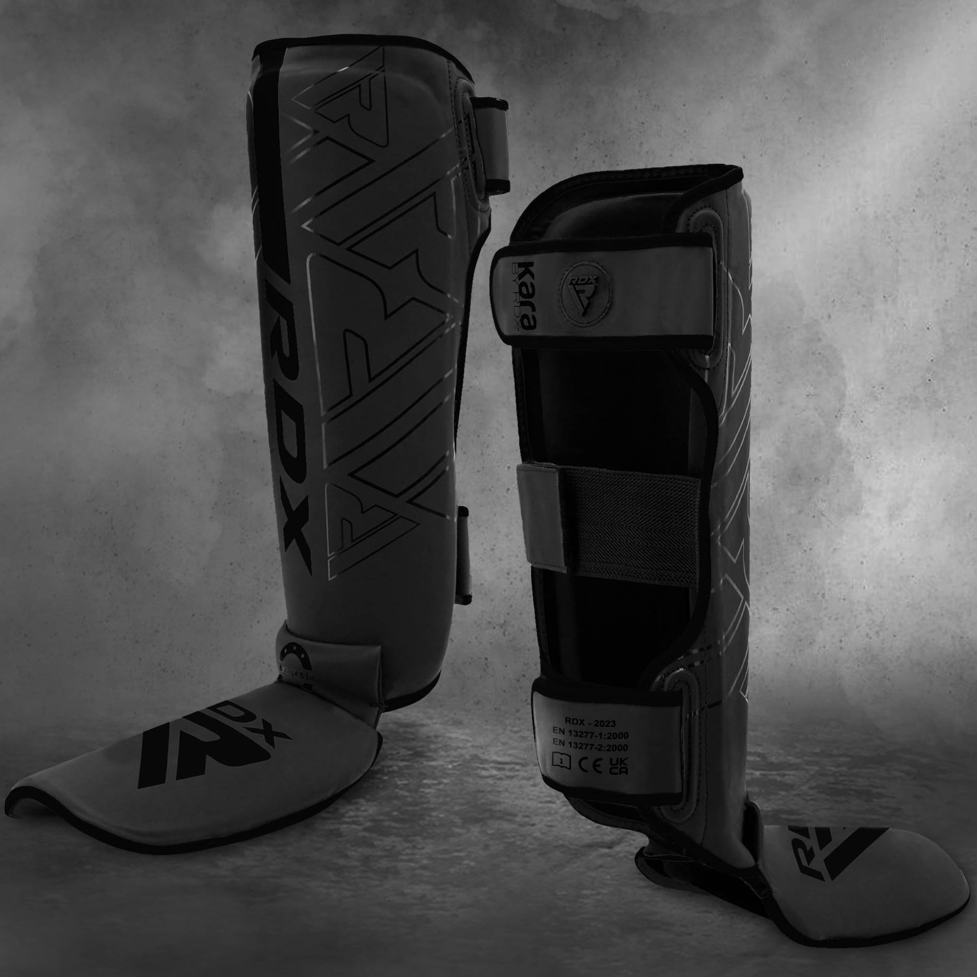 RDX Schienbeinschoner Kickboxen Kampfsport Muay Thai Training, Maya Hide Leder Kara Thaiboxen Schienbeinschutz, Schienbeinschützer Sparring Boxen Krav MAGA MMA Karate Taekwondo