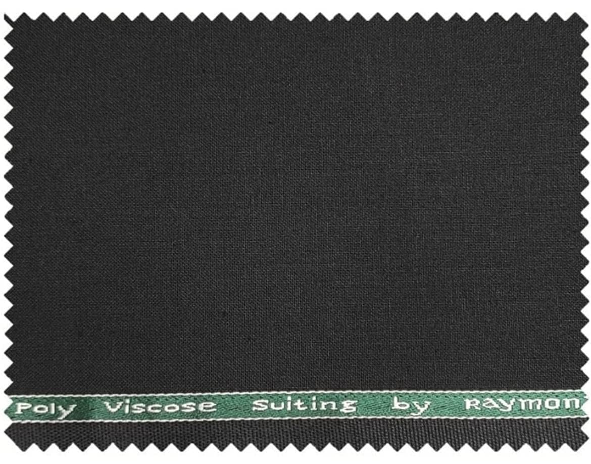 raymond fabrics Raymond Mens Unstitched suit Fabrics (LESS WRINKLES, All Weather Fabric, Premium Fabric) (BLACK, 3 METERS FOR SUIT)-picture-40