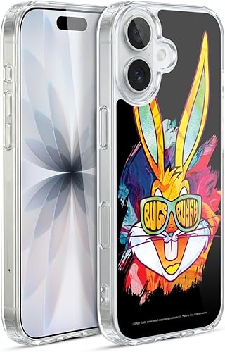 Miniatura 252 de Head Case Designs Funda de gel suave con licencia oficial de Looney Tunes Retro Bugs Bunny compatible con Apple iPhone 11 Pro Max Retro,Blanco y