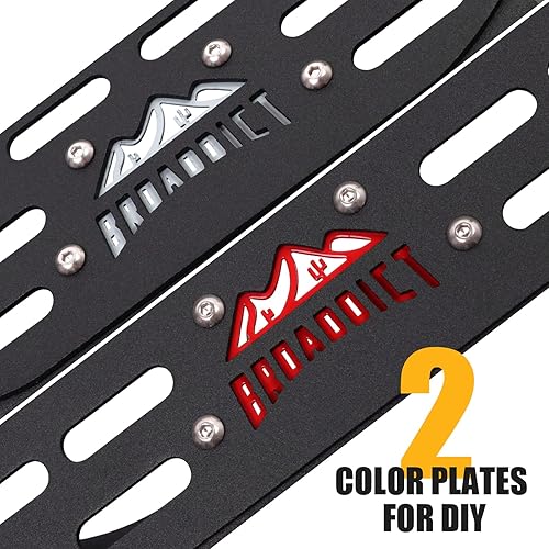 Miniatura 5 de Broaddict 4 pasos EZ-Steps para Ford Bronco 2021-2023 de 4 puertas añadidas en riel de roca OEM, reemplazo para estribos laterales