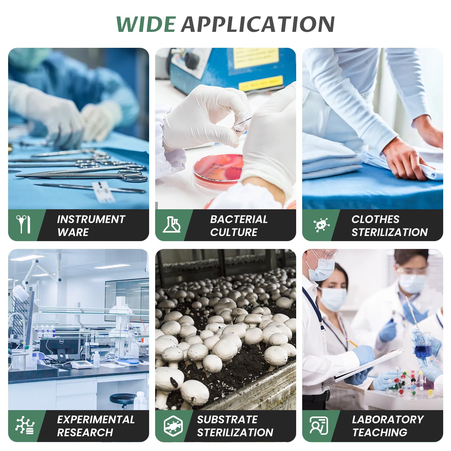 Huanyu 18L Autoclave Sterilizzatore Automatico a Vapore Controllo intelligente Laboratorio Autoclavi Elettriche Temperatura e Tempo Sterilizzatore a Vapore ad Alta Pressione Regolabile