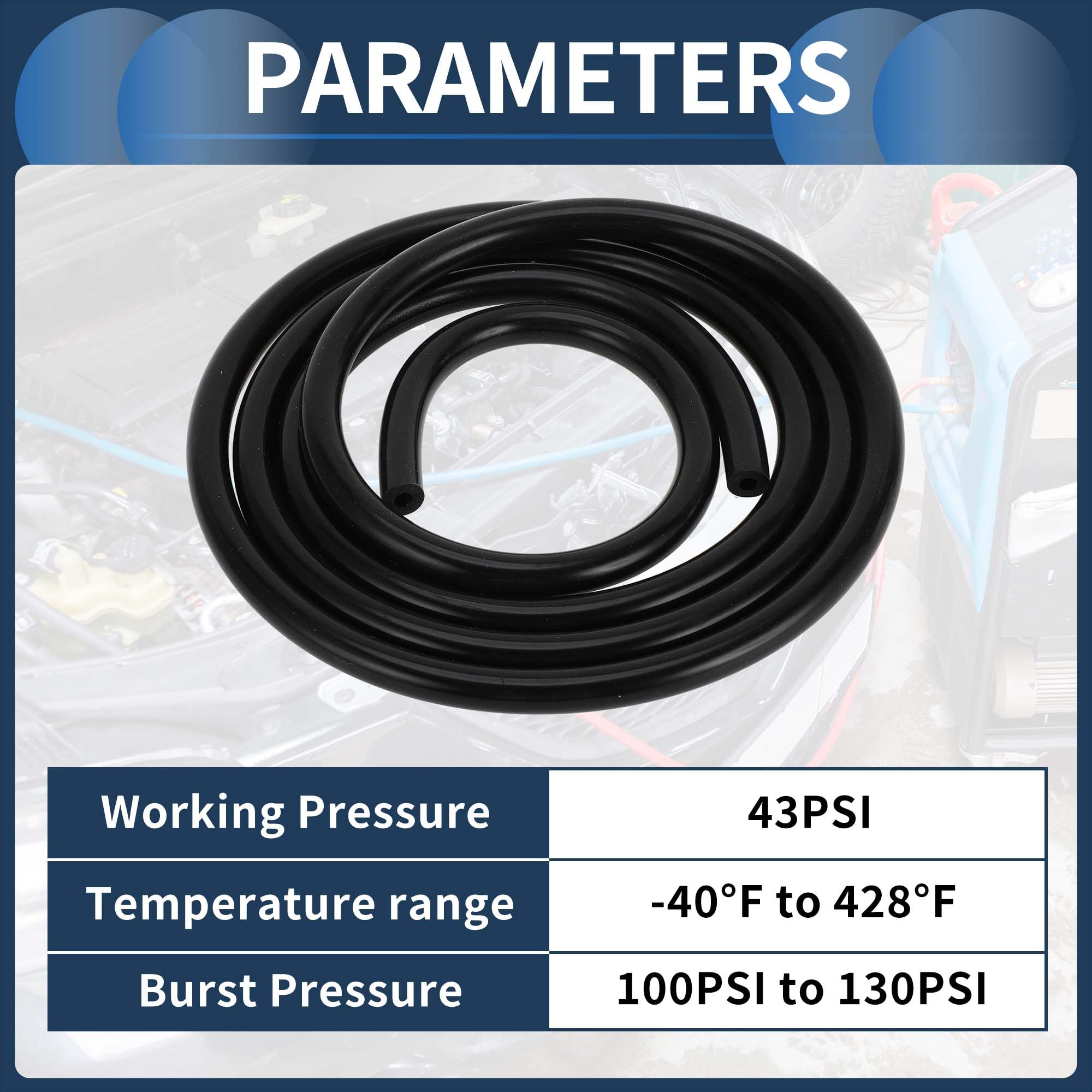 Partuto 1pc 130PSI Max Pressure Silicone Vacuum Tubing Hose India