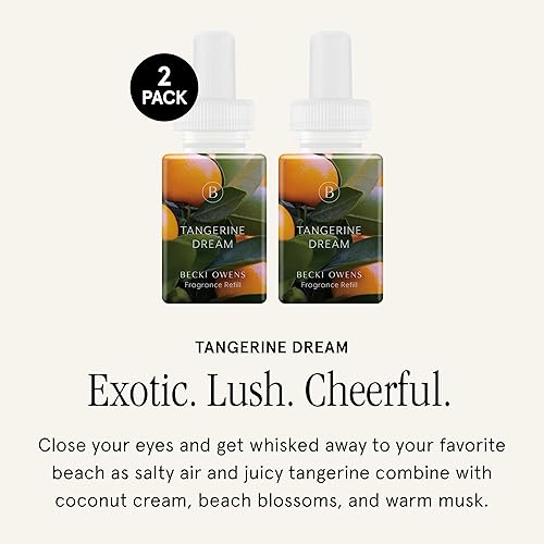 Miniatura 2 de Pura & Becki Owens - Recambio de aroma para el hogar, difusor de aire inteligente, hasta 120 horas de fragancia de lujo por recarga, esencial para