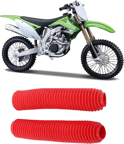 Miniatura 4 de Cubiertas de bobina, botas de choque, 2 unidsset cubierta de horquilla delantera 14.173 in de longitud de goma para CR80 CR125 CR250 CRF250
