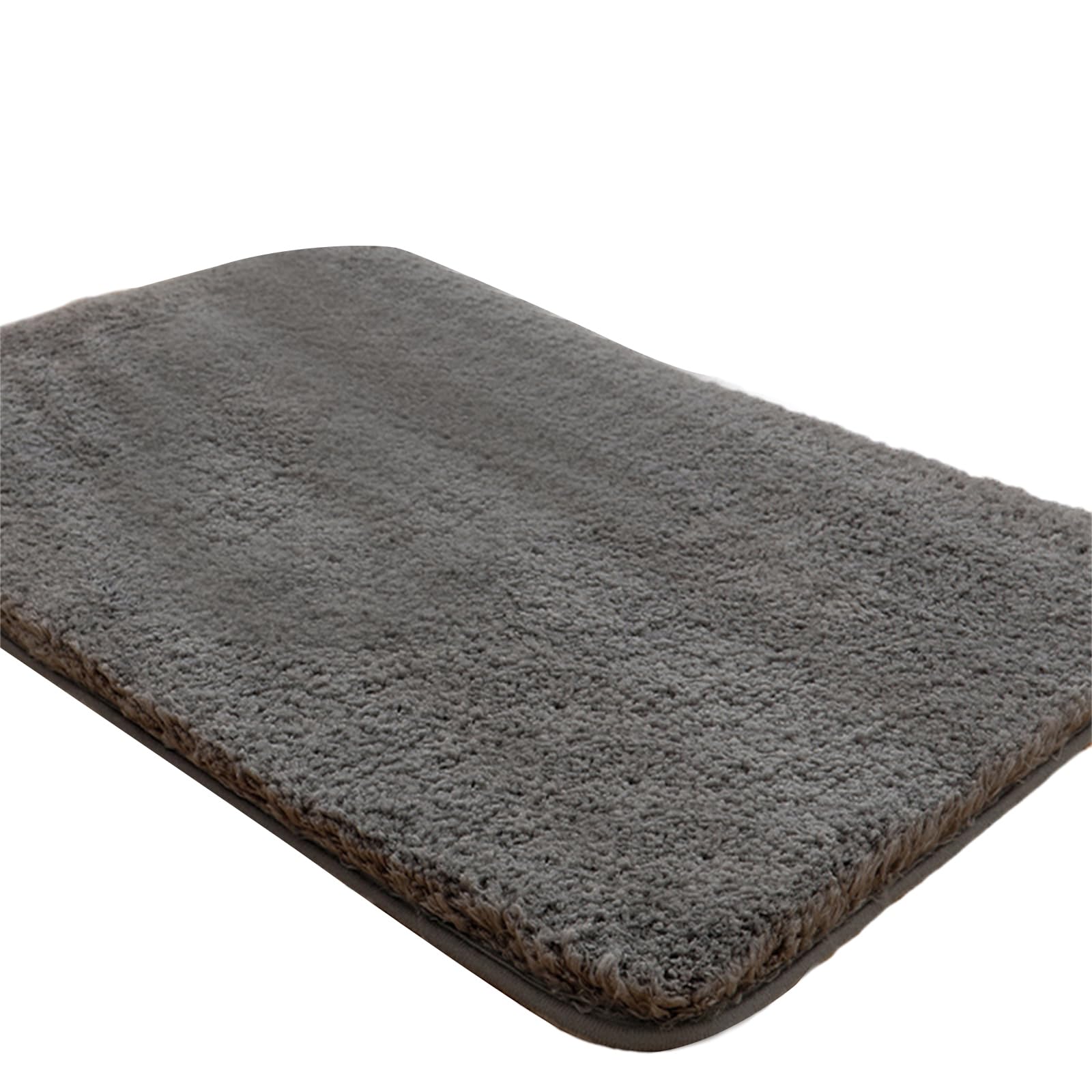 Tsophreniq Floor Mat Non Slip Bath Absorbent Small Plush Floor Carpet for Bathtub Toilet Shower Room Absorbent Bathroom Non Slip Shower