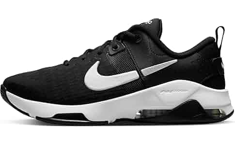 Amazon.com | Nike Women's Low-Top Sneakers, Black/White