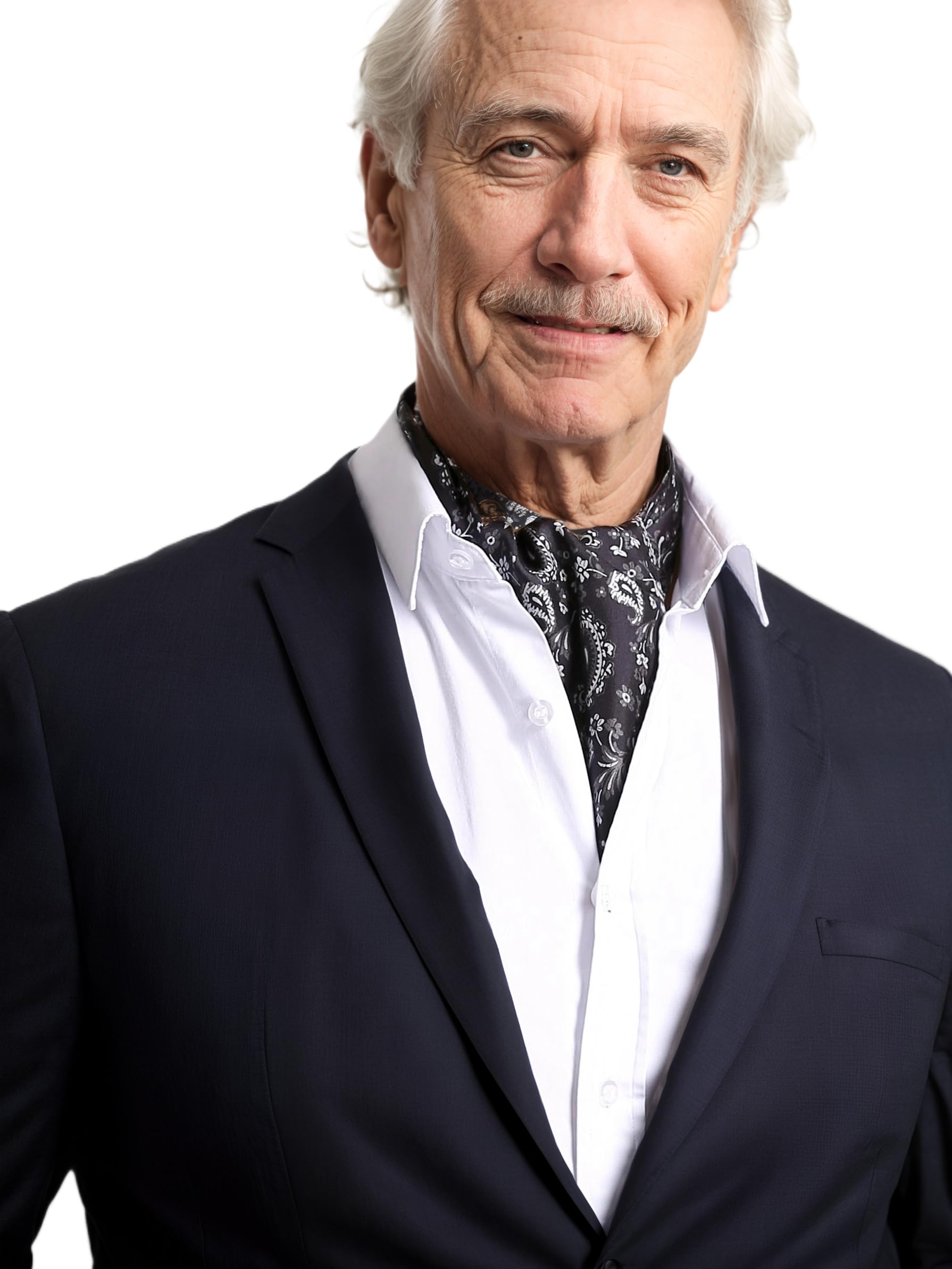 Men's Tie Scarf Cravat Ascot 100% Heavy Silk 2-ply To Bind Paisley