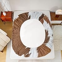 Vista 194 de jejeloiu Sea Turtle Sheet Set Ocean Creature Themed Sheets with Deep Pocket Fitted Sheet Sea Underwater World Bed Sheets Set Bed Reptile Tortoise