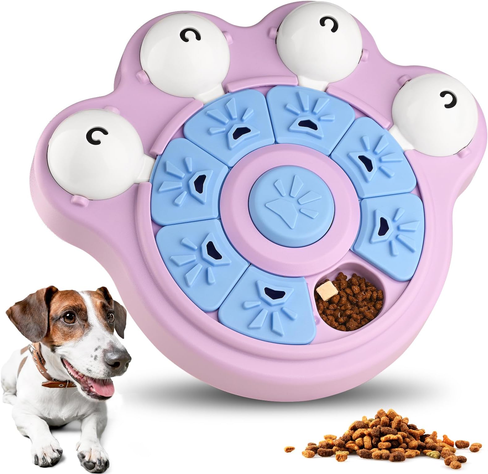 Petbobi Dog Puzzle Toys, Dog Treat Puzzle Slow Food Feeder