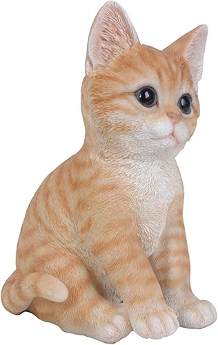 Miniatura 5 de Hi-Line Gift Ltd Figura de gato tabby, naranja
