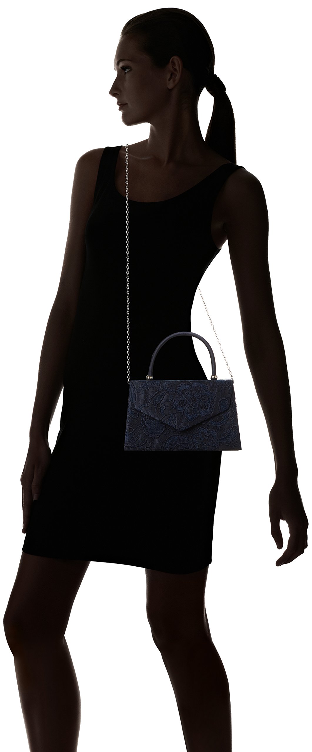 SWANKYSWANS Damskie eleganckie kopertówki Kendall Lace Smart, Niebieski (granatowy), Rozmiar Uniwersalny