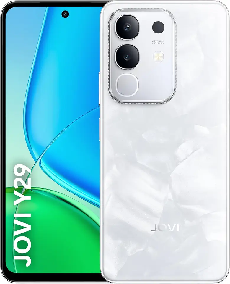 Smartphone JOVI Y29 256gb, 8+8gb Ram Turbo, Câmera 50mp, Snapdragon 685, Bateria 6500mah, Carregamento 44w - Branco