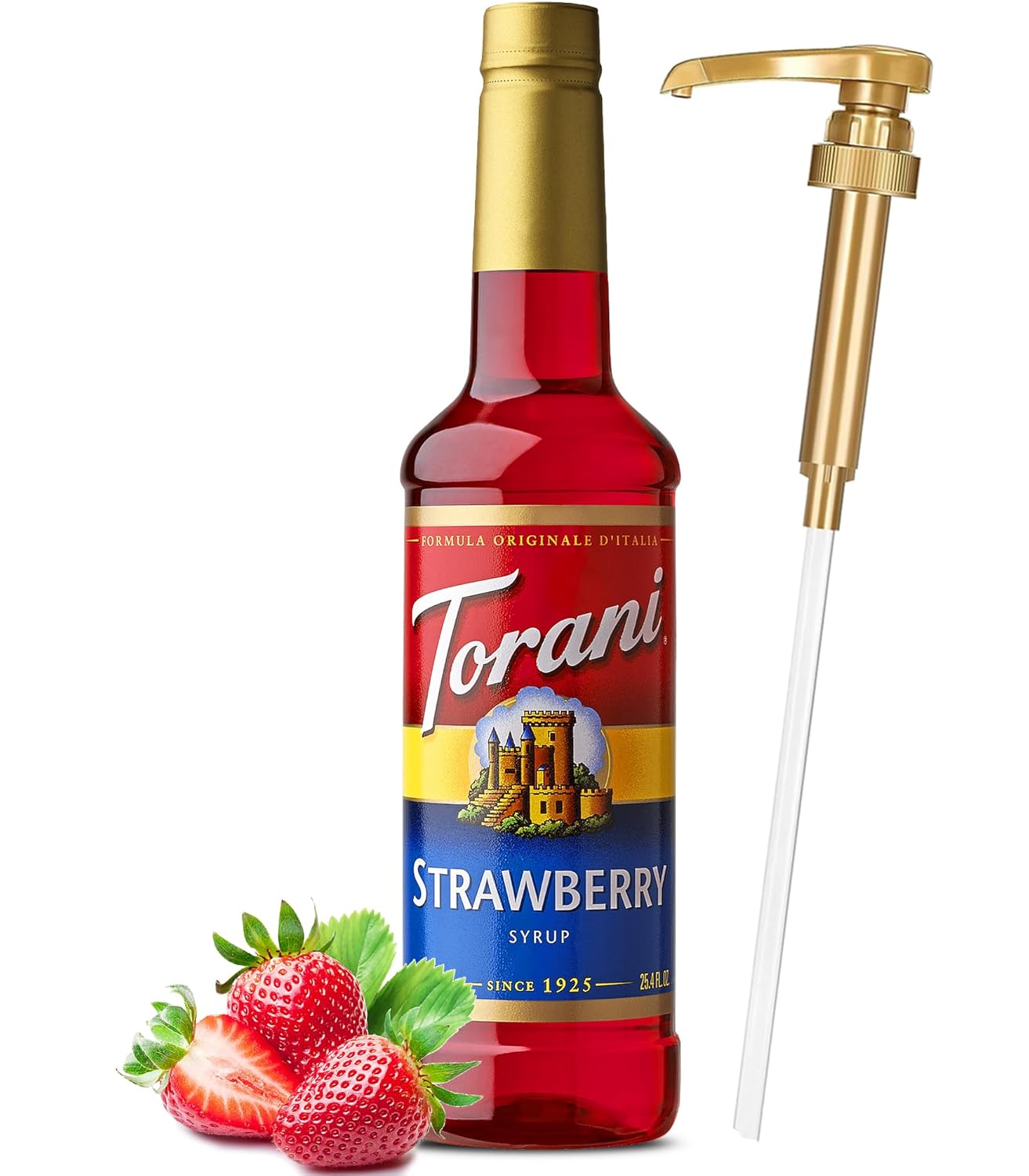 Strawberry Syrup for Drinks 25.4 Ounces Torani with Egypt Ubuy