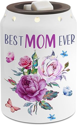 TEDDROP Calentador de cera de cerámica para mamá, para el hogar, dormitorio, regalos para mamá para mujeres