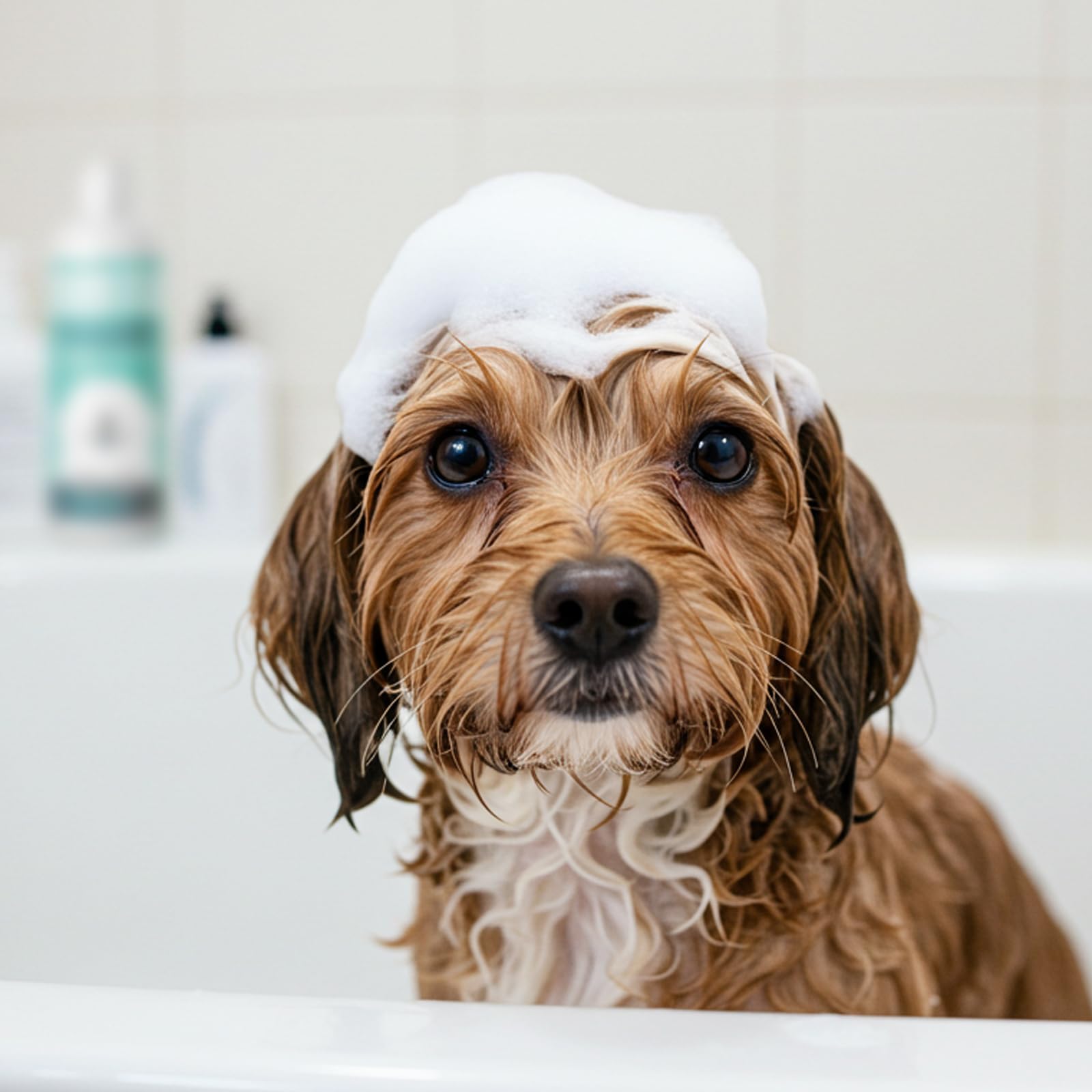 Dirty Bertie Curly Coat Dog Shampoo with Avocado & Aloe Vera, Vegan Dog Grooming Shampoo for Poodles Cockapoos, Bichon Frisés - Image 2