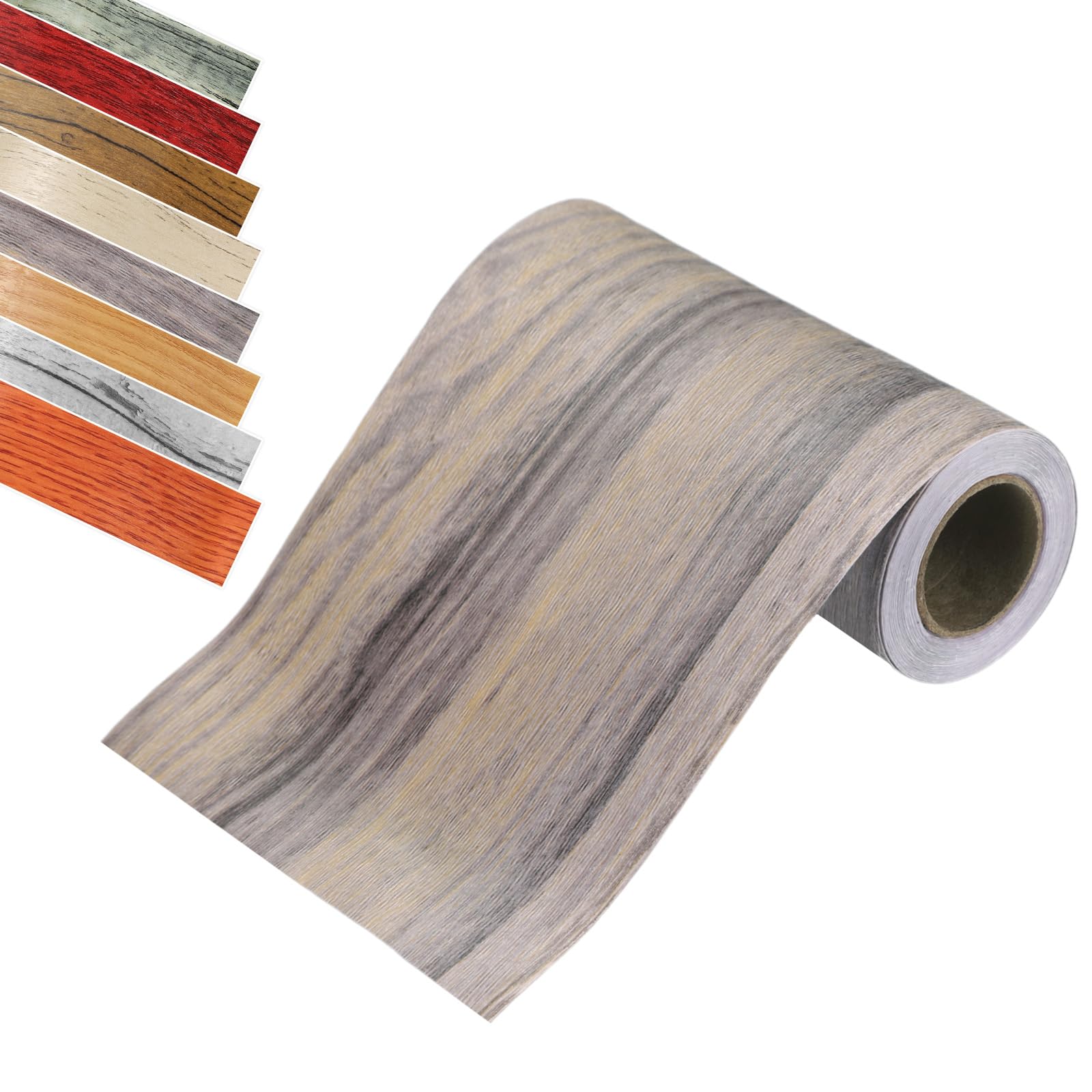 sourcing map Wood Grain Tape, 2" x 16Ft Self-Adhesive Wood Grain Repair Tape Simulated Repair Patch for Wall Corner Table Door Baseboards Floor Sofa Furniture Home Decor (Ebony)