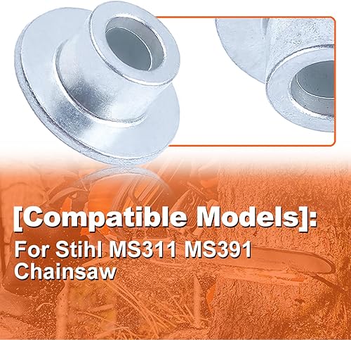 Miniatura 4 de Arandela del buje de la manija del freno de cadena 503775201 se adapta para Husqvarna 385 362 365 371 372, buje de la manija del freno