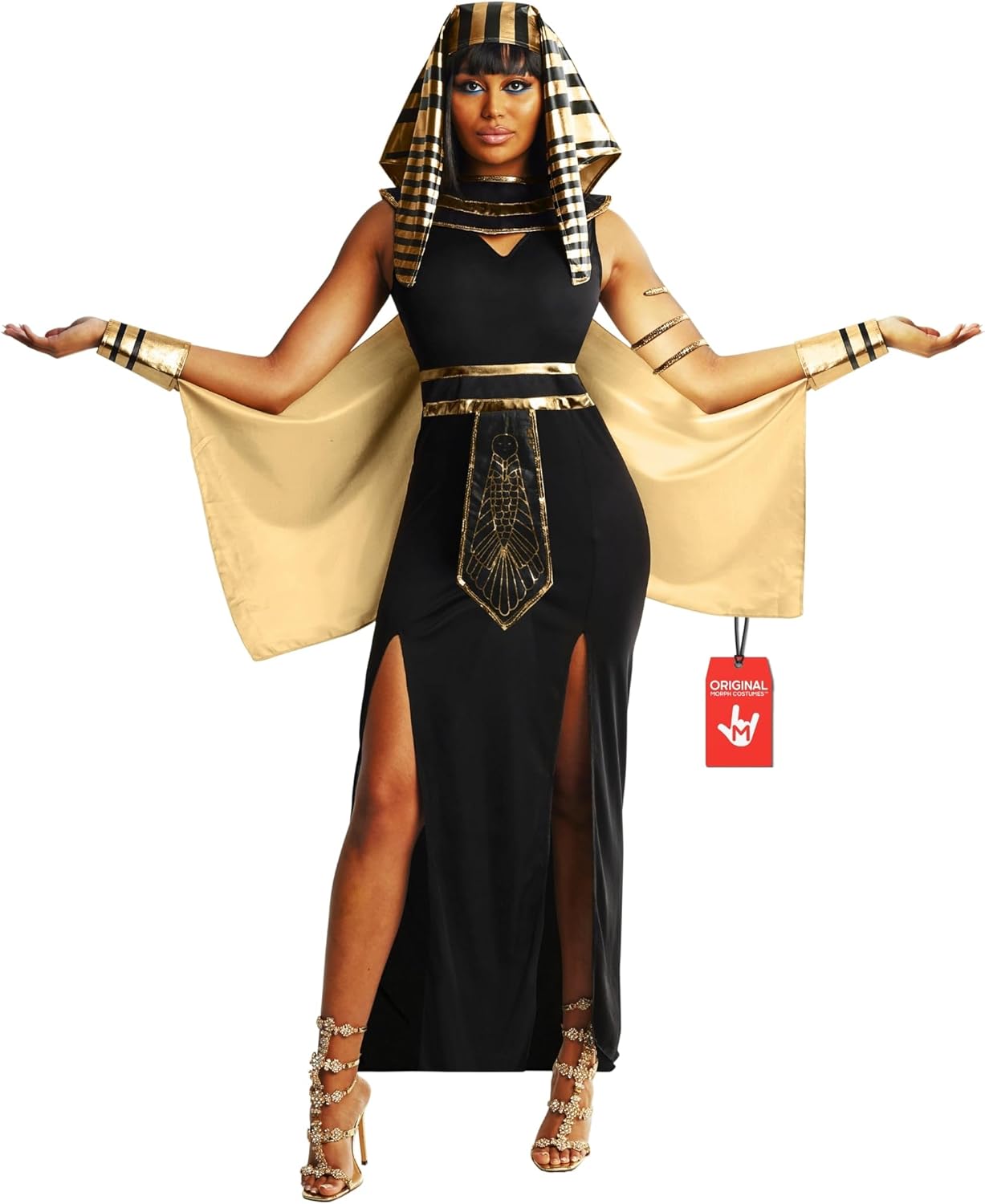 Morph Cleopatra Costume Women, Egyptian costume womens, Egyptian Goddess Costumes, Halloween Costumes For Women Adult