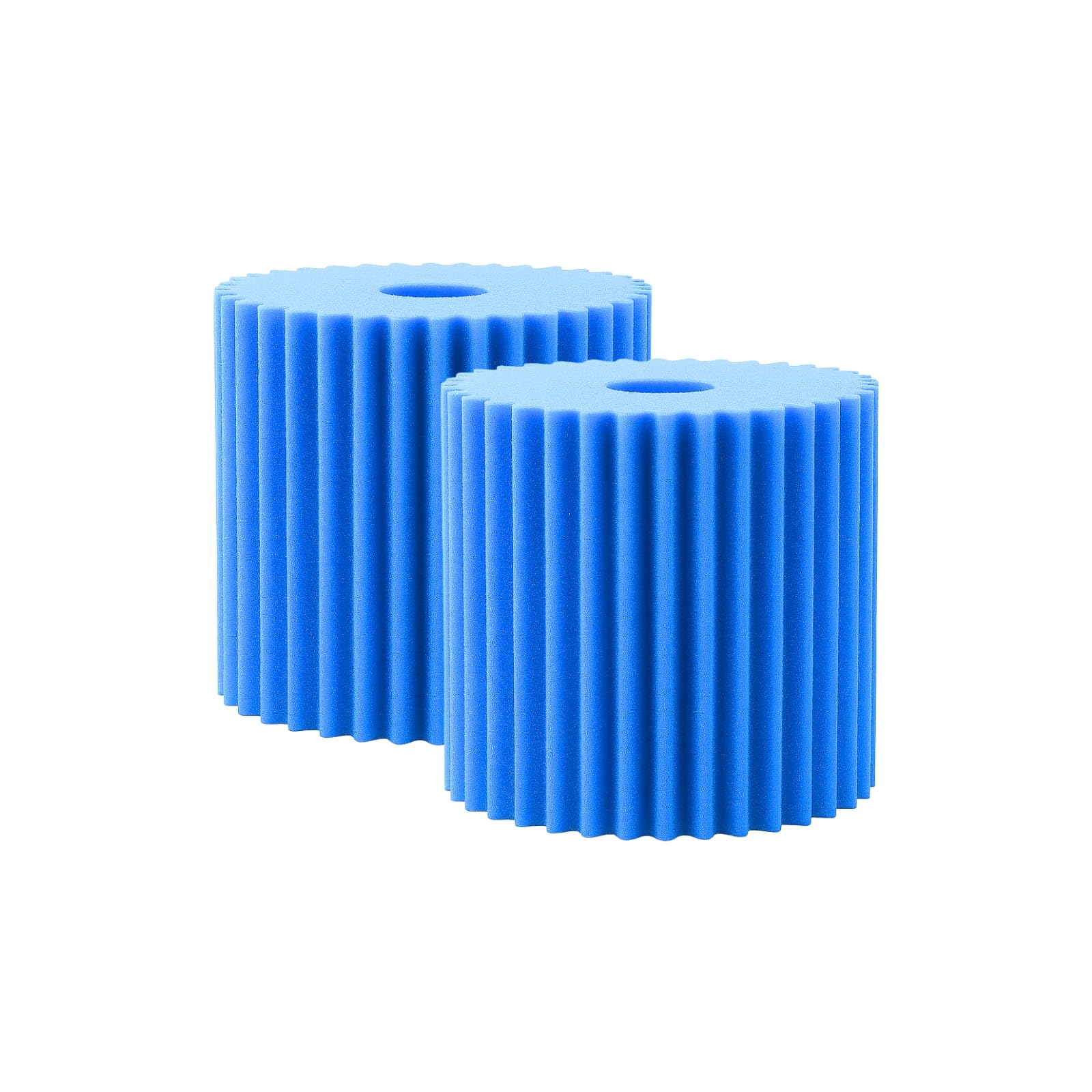 Nispira 506B Foam Dust Filter Replacement for Electrolux Centralux Aerus Central Vacuum 1561,1569,1580,1584,1590,1590A E130 Series, E177A Blue Scalloped, 2 Packs