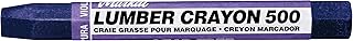 Markal 500 Lumber Crayon Clay Based Marker, 1/2" Hex, 4-5/8" Length, Purple (Pack of 12)