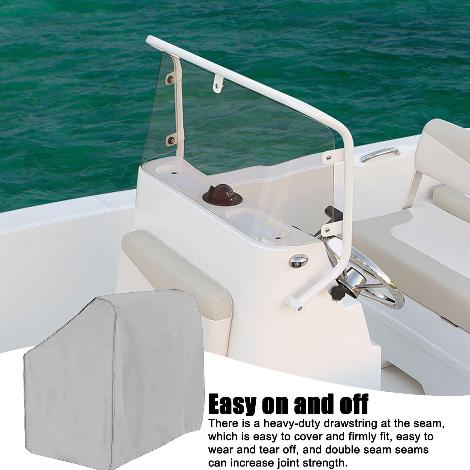 Housse de Console Centrale Robuste pour Bateau | Housse de Console en Toile Polyester imperméable 600d de qualité Marine | Housse de Console Centrale pour Accessoires de Bateau