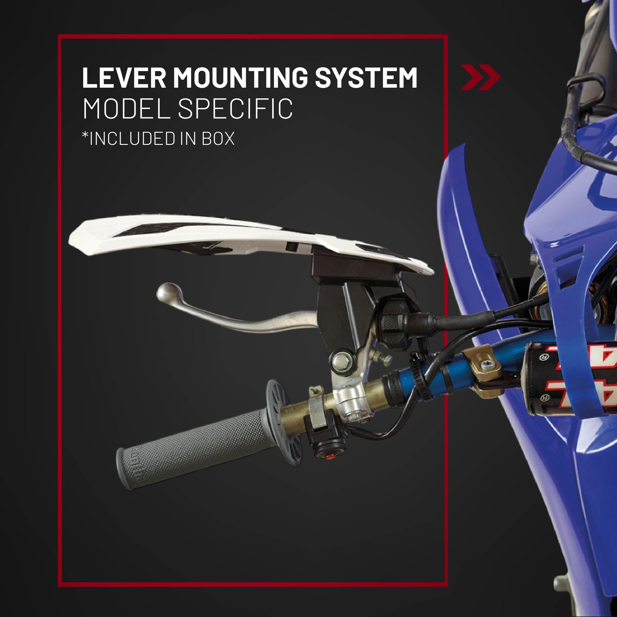 HANDGUARDS MX FLOW BK/WH
