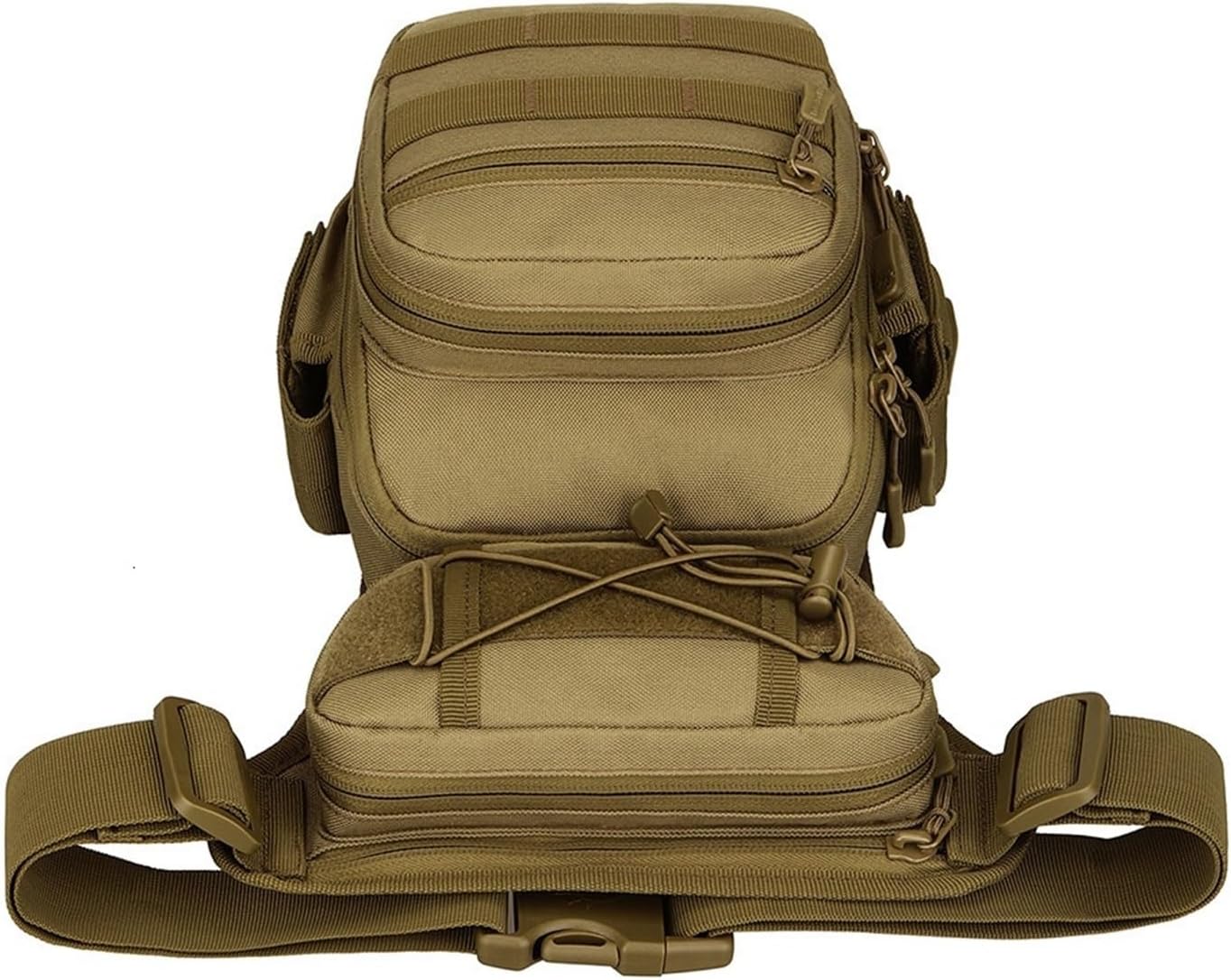 Compatible For Bag Civilian 1000D Nylon Waterproof Men Tactical Waist Pack Sports Travel Belt Hiking Hunting Camping(CB)