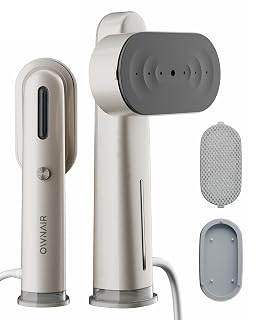 OWNAIR 2 in 1 Handheld Steam Iron for Clothes, Wet & Dry Garment Steamer | Portable Steam Press & Iron Steamer for Clothes | Vertical & Horizontal Steaming | 1300W High Steam Output - Amazon product rated Grade A