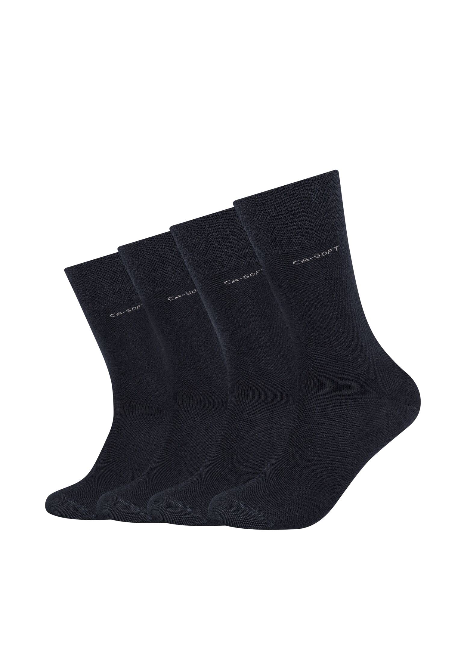 Camano Men's Socks (Pack of 4), Blue (Navy 0004), 43-46