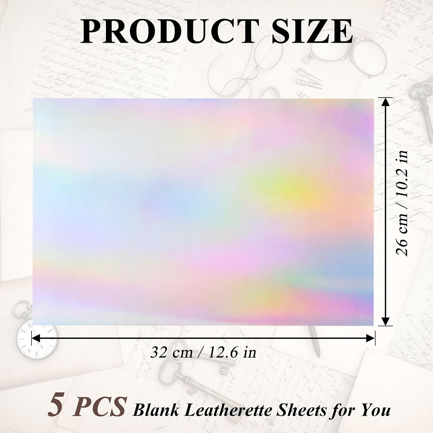 5 Pack Laserable Leatherette Sheet Faux Leather Laser Engraving Leather Blank Hat Patches with Heat Press Adhesive for Laser Engraving DIY Hat Cap Beanie UV Printing Craft Supplies (Laser Silver)