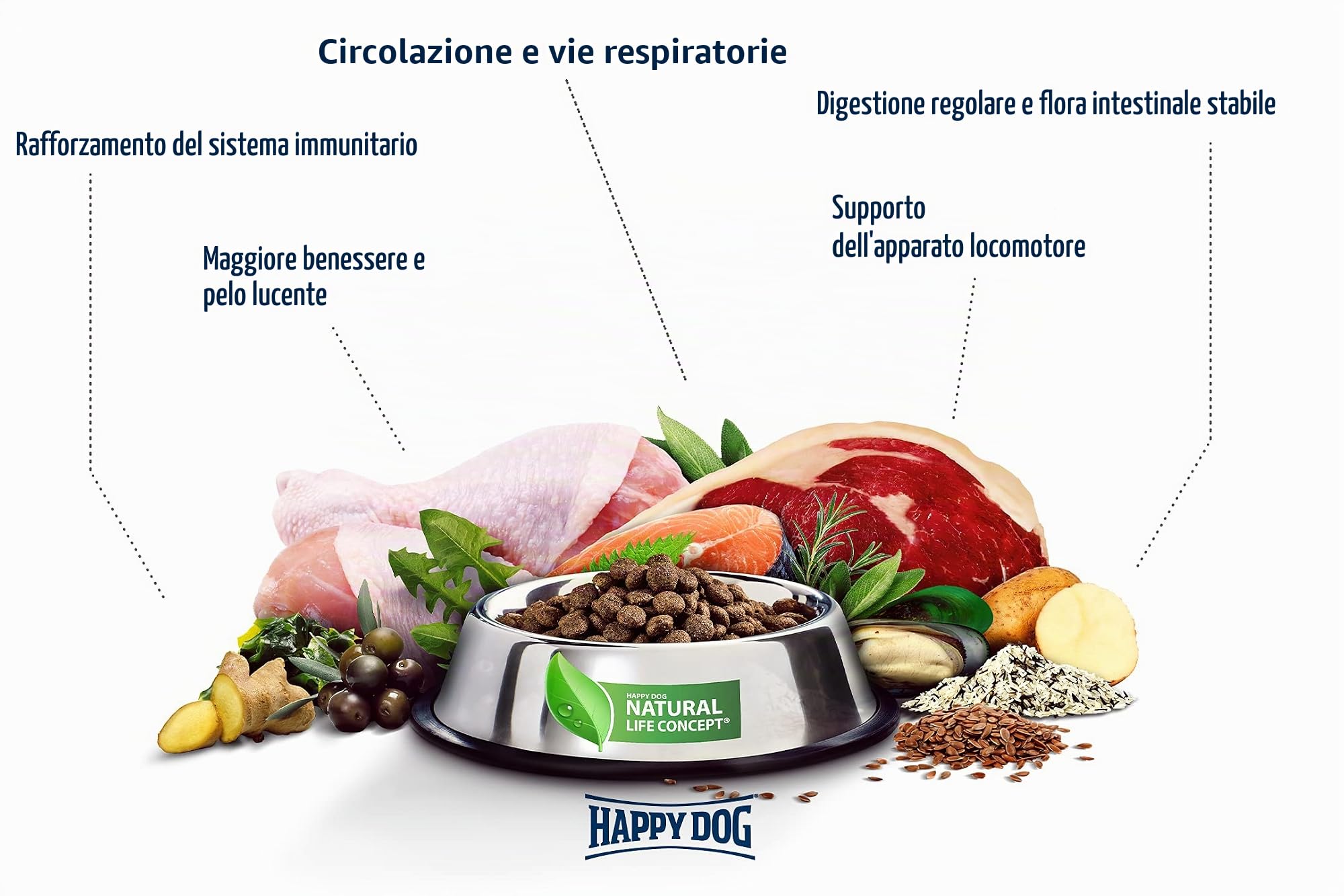 Happy Dog 60766 - Supreme fit & vital Senior, cibo secco per cani anziani, capacità 12 kg
