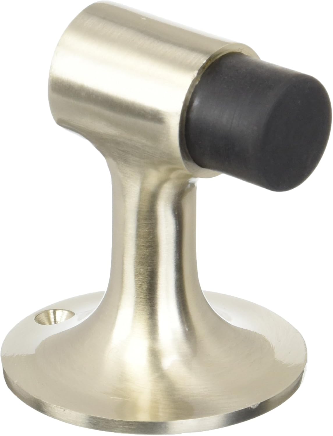 Ives FS444 3" Height Cast Brass Floor Door Stop, Satin Nickel