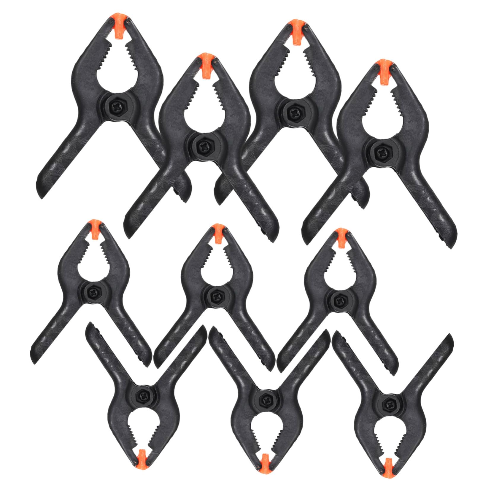Unomor 10 Pcs Spring Clamps for Woodworking Plastic Spring Clamps Set Large Backdrop Clips Diy Crafts Metalworking