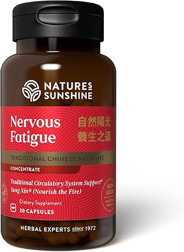 Nature's Sunshine Concentrado de fatiga nerviosa TCM 30 Cápsulas