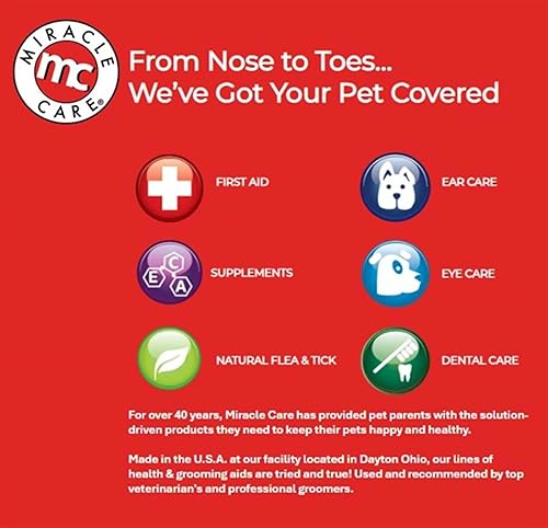 Miniatura 6 de Miracle Care Sterile Eye Wash for Dogs and Cats, 4 Ounce, Soothing and Non Stinging Eye Drops to Remove Debris