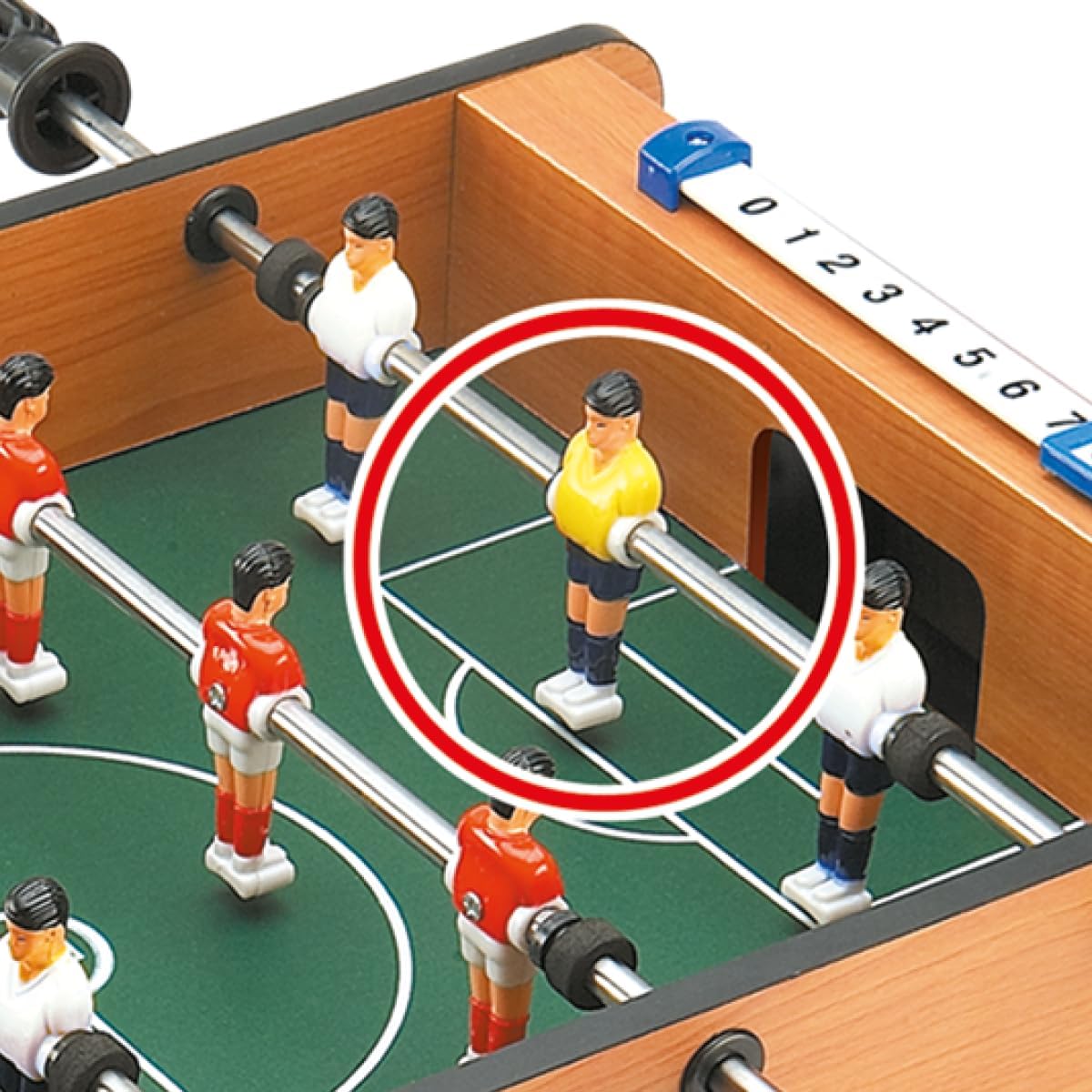 Mesa de Pebolim Infantil Mini Jogo de Futebol - Maxi Toys