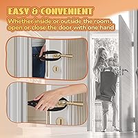 Vista 5 de TGIOW Pestillo de Puerta para Gatos, 1 Pieza Tope de Puerta para Gatos Pestillo de Puerta para Mascotas para Mantener a los Perros Fuera de la Caja