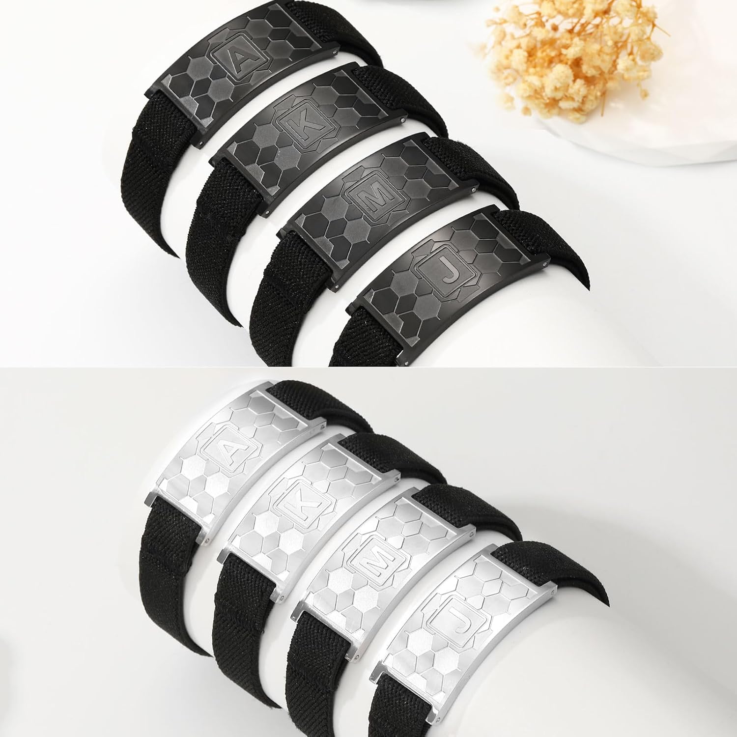 Easter Basket Stuffers-Soccer Gifts for Boys Men Kids Coach Players Initial with A-Z Letter Soccer Bracelets for Boys Lovers Accessories Stuff Adjustable Jewelry Gifts - Image 4