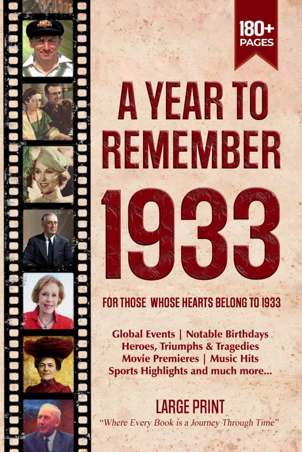 A Year To Remember 1933 History Book: A Nostalgic Tribute for the Radio Babies with Heartfelt Memories of 1933 – An Ideal Gift for Birthdays, Anniversaries, and Special Occasions