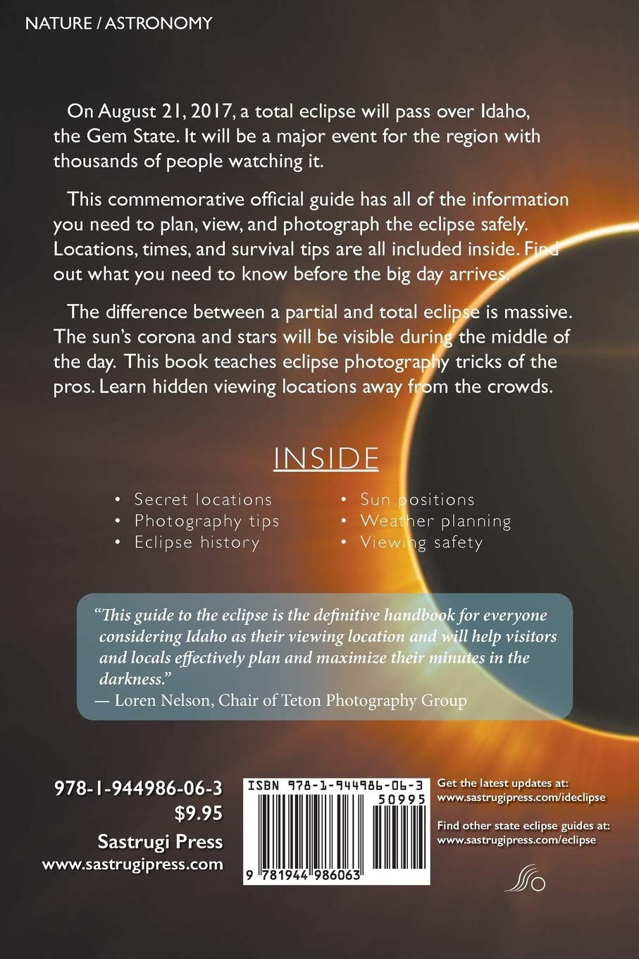 Idaho Total Eclipse Guide: Commemorative Official Keepsake Guidebook 2017
